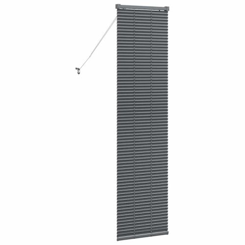 Вертикални щори Тъмен сив 175 x 45 см Алуминий