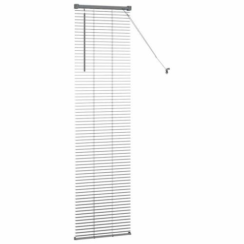 Вертикални щори Тъмен сив 175 x 50 см Алуминий