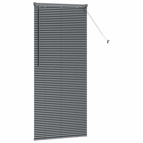 Вертикални щори Тъмносиво 175 x 80 см Алуминий