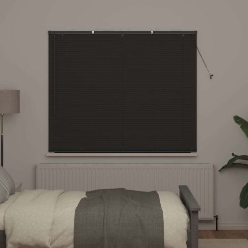 Вертикални щори Тъмен сив 175 x 160 см Алуминий