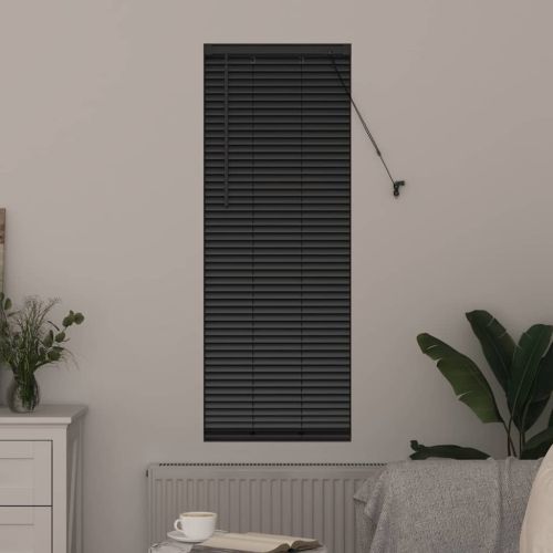 Вертикални щори Черно 175 x 50 см Алуминий