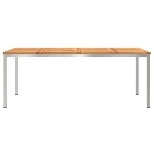 Масазахранене Кафяво 200 x 90 x 75 cm Солидно акациево дърво