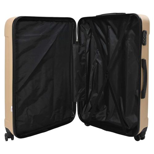 Куфар 3 pcs Шампанско 50 x 31 x 78 см ABS пластмаса