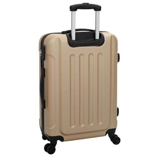 Куфар 3 pcs Шампанско 50 x 31 x 78 см ABS пластмаса