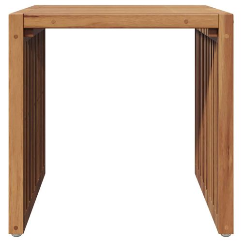 Странична масичка за градина Кафяво 45 x 42,5 x 45 см