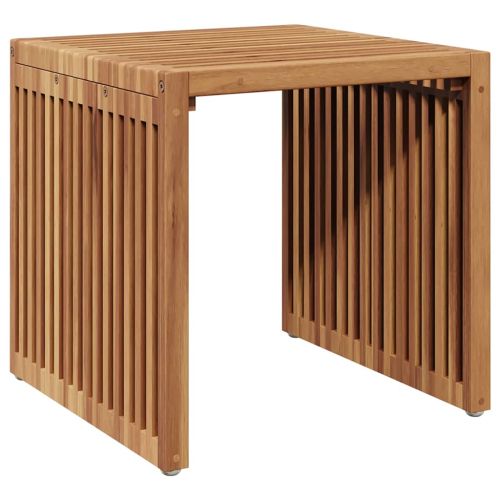 Странична масичка за градина Кафяво 45 x 42,5 x 45 см