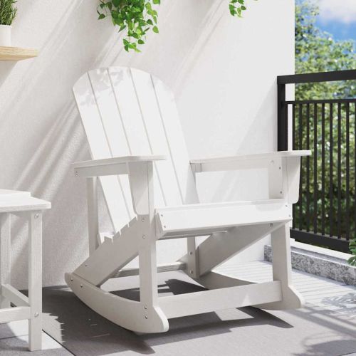 Люлеещ се стол Adirondack Бяло 92 x 73,5 x 92 см HDPE