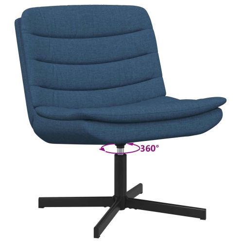 Въртящ се стол Синьо 63 x 75 x 76 см текстил