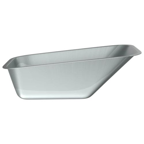 Подмяна на чиния за количка Сребрист 88 x 60 x 32 см Стомана