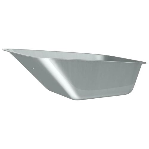 Подмяна на чиния за количка Сребрист 88 x 60 x 32 см Стомана