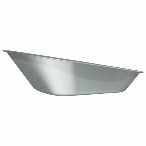 Подмяна на чиния за количка Сребрист 90 x 63 x 28 см Стомана