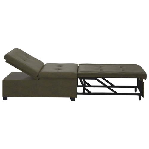 Диван легло Военнозелено 194 x 67 x 82 см Тъкан Huahua