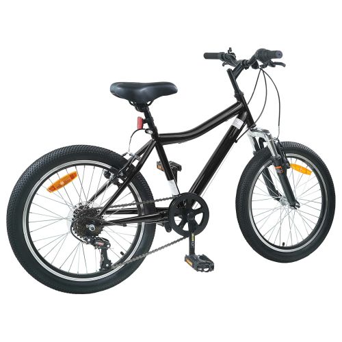 Детски Велосипед 20 инча 6-Speed за 6–11 години Черно