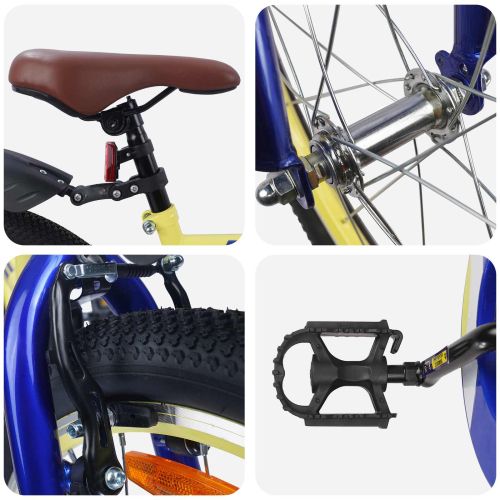 Детски Велосипед 18 инча за 5-7 години Жълто