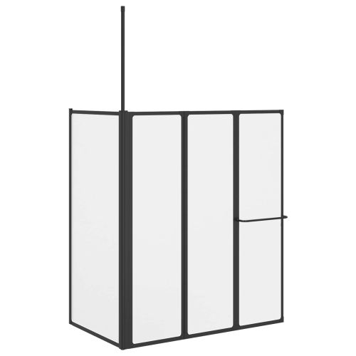 Душ параван Бяло 120 x 70 x 137 см Алуминий