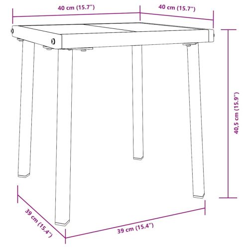 Шезлонг 2 pcs Черен и бял полиратан