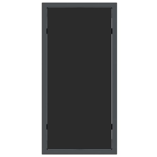 Шезлонги 2-човек 3 pcs Черно и антрацит Стомана