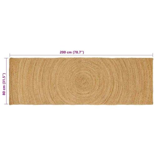 Килими за помещение Натурално 80 x 200 cm юта