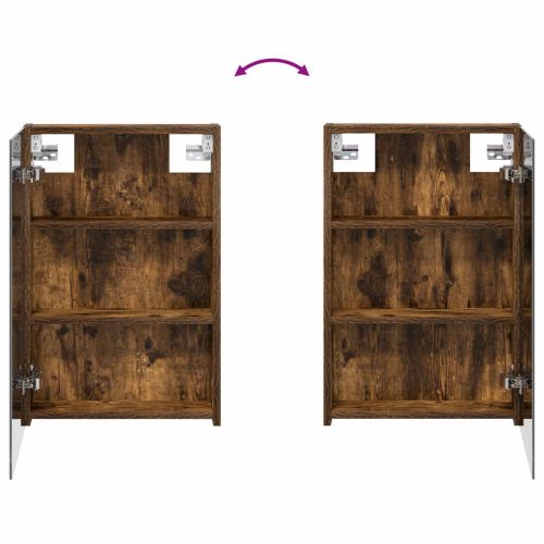 Комплект шкафове за баня с рафт 3 pcs 110 x 10,5 x 60,5 см