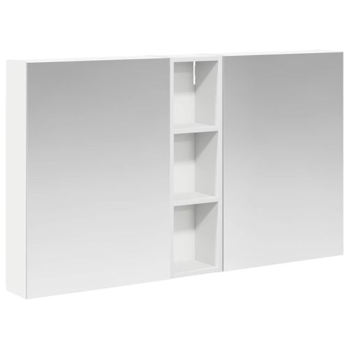 Комплект шкафове за баня с рафт 3 pcs 120 x 14,5 x 70 см