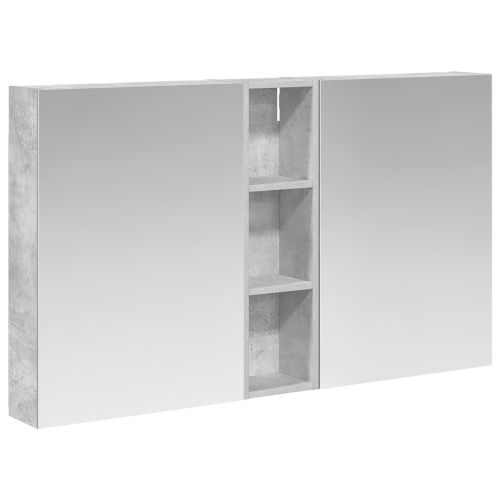 Комплект шкафове за баня с рафт 3 pcs 120 x 14,5 x 70 см