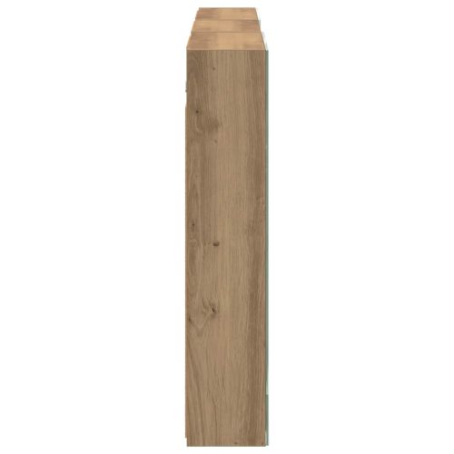 Комплект шкафове за баня с рафт 3 pcs 140 x 14,5 x 70 см