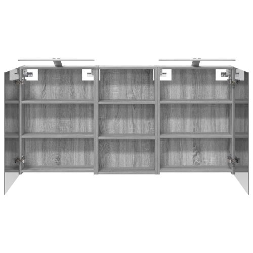 Комплект шкафове за баня 3 pcs 140 x 14,5 x 70 см