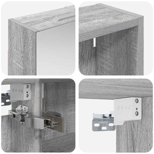 Комплект шкафове за баня 3 pcs 140 x 14,5 x 70 см
