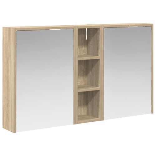 Комплект шкафове за баня 3 pcs 106 x 16 x 62,5 см