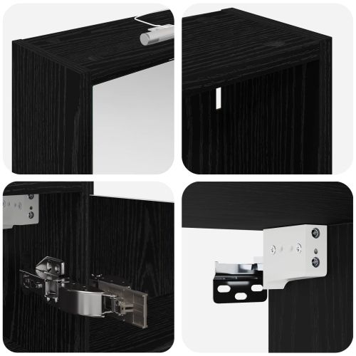 Комплект шкафове за баня 3 pcs 106 x 16 x 62,5 см