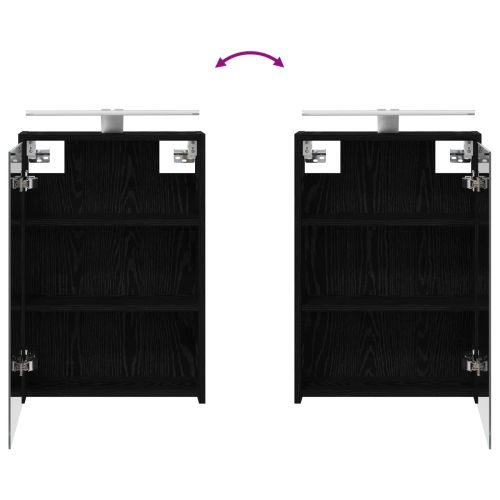 Комплект шкафове за баня 3 pcs 106 x 16 x 62,5 см