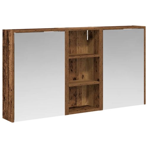 Комплект шкафове за баня 3 pcs 116 x 16 x 62,5 см