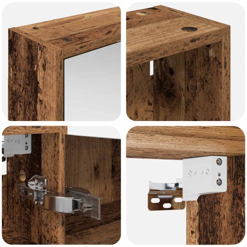 Комплект шкафове за баня 3 pcs 116 x 16 x 62,5 см