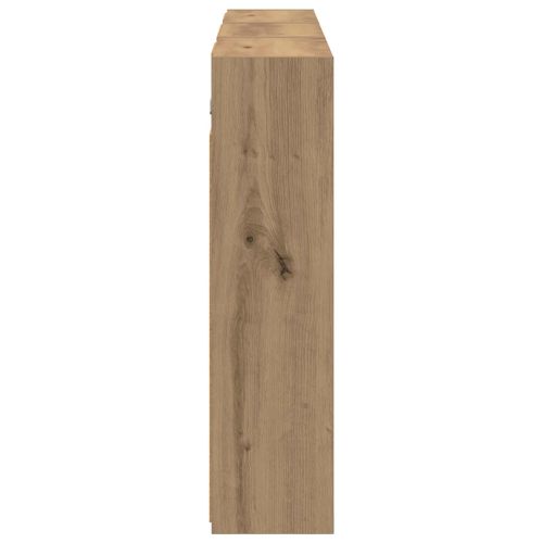 Комплект шкафове за баня с рафт 3 pcs 126 x 16 x 62.5 см