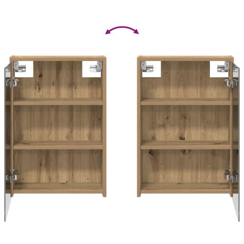 Комплект шкафове за баня с рафт 3 pcs 126 x 16 x 62.5 см