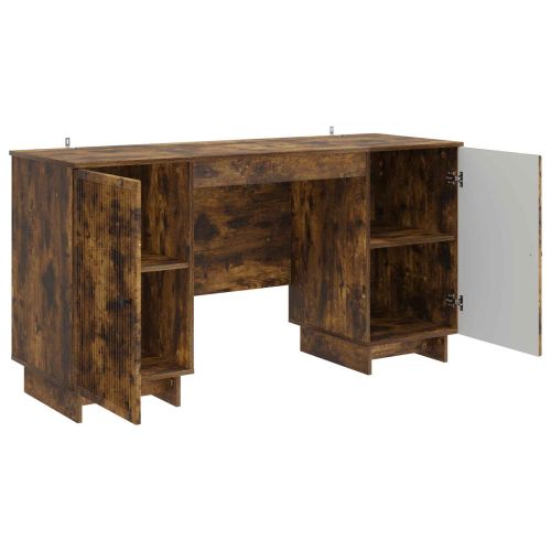 Бюро Опушен дъб Инженерна дървесина 142,5 x 50 x 75 см