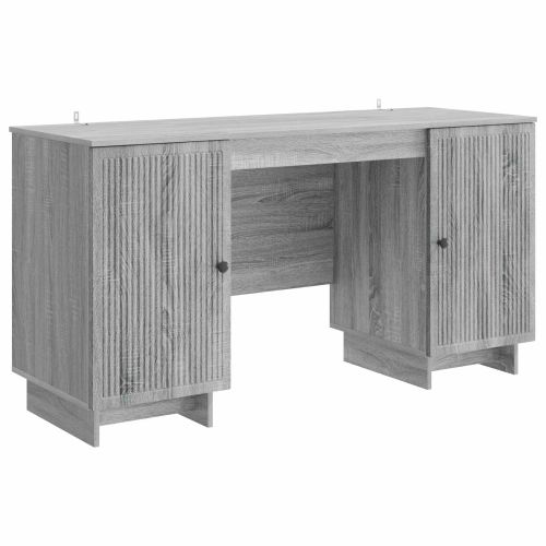 Бюро Сив Сонома Инженерна дървесина 142,5 x 50 x 75 см