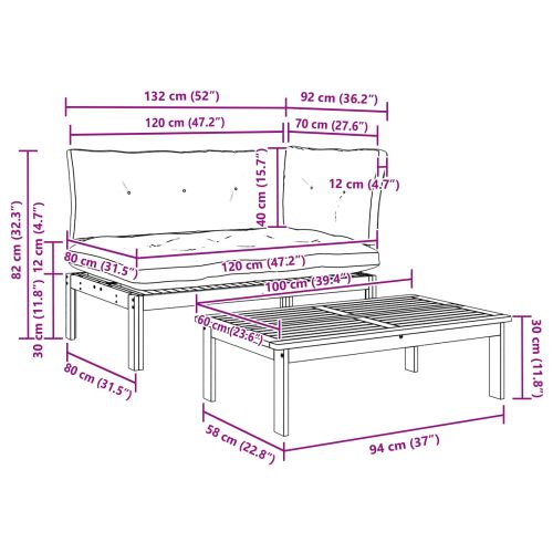 2 Брой Акациево дърво Кафяво