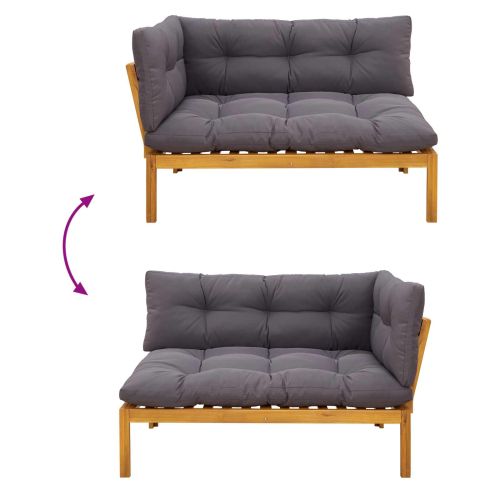 2 Брой Акациево дърво Кафяво