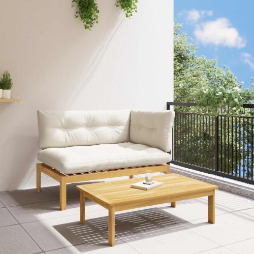 2 Брой Акациево дърво Светло кафяво