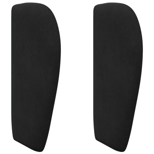 Ушичка на таблата Черно 40 x 23 x 6 см Кадифе