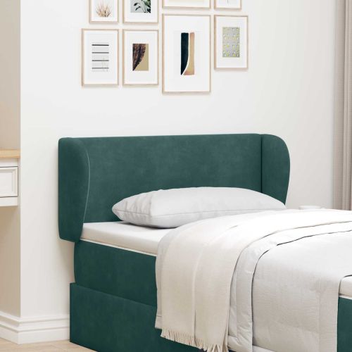 Ушичка на таблата Зелен 40 x 23 x 6 см Кадифе