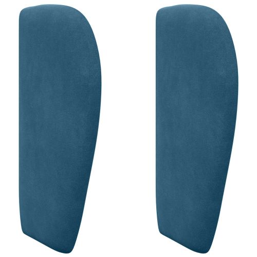 Ушичка на таблата Синьо 40 x 23 x 6 см Кадифе