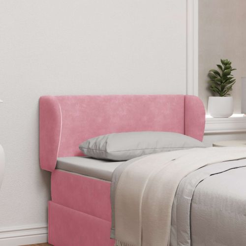 Ушичка на таблата Розово 40 x 23 x 6 см Кадифе